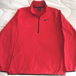 Nike Dryfit 1/4 zip pull over